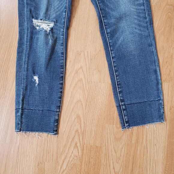Blank NYC Mid-Rise Skinny Distressed Jeans sz 26x24 - Picture 4 of 12